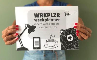 Plannen met plezier met de WRKPLZR weekplanner