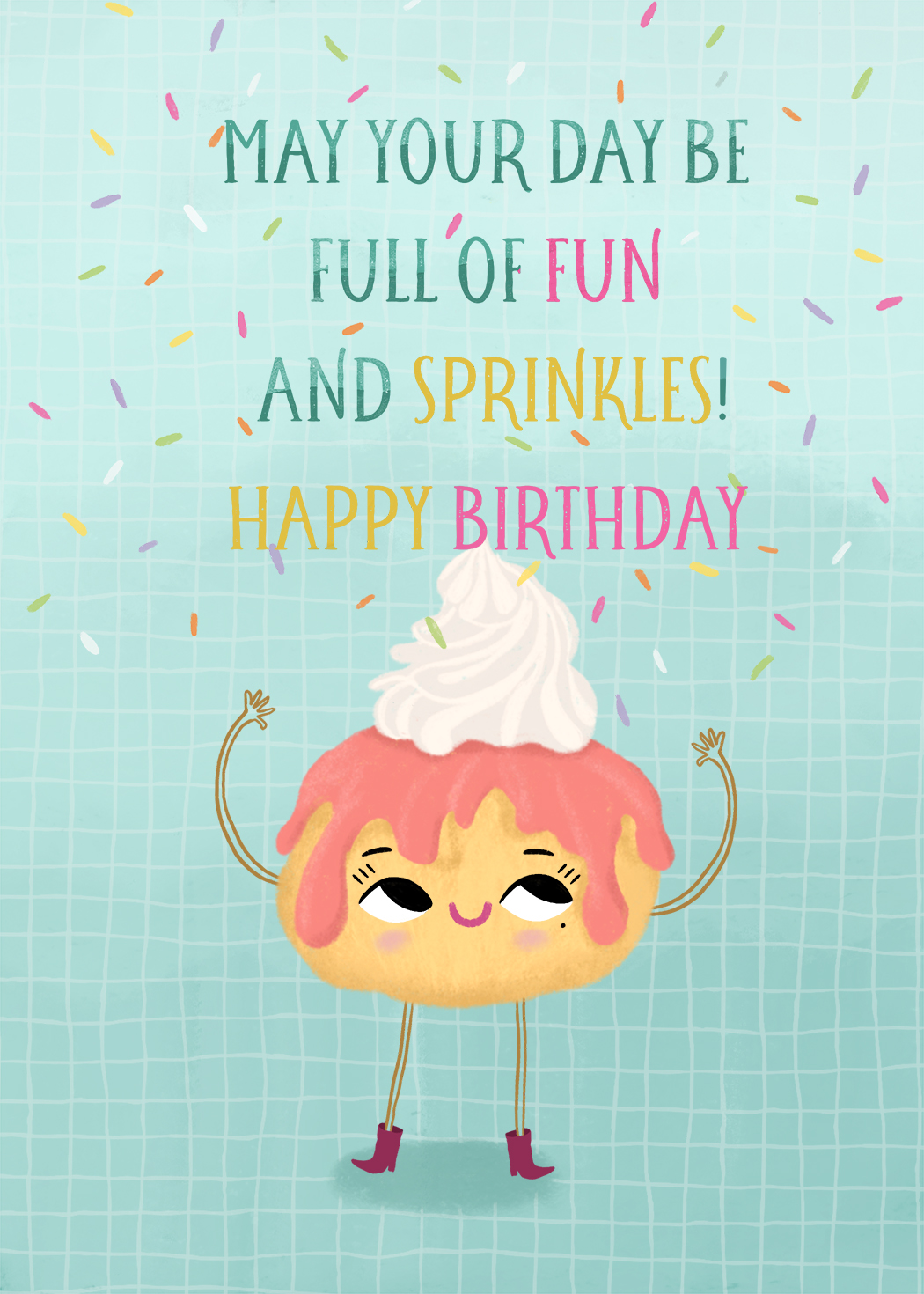 birthday card sprinkles