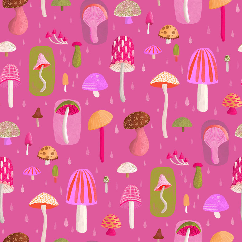 paddenstoelen patroon