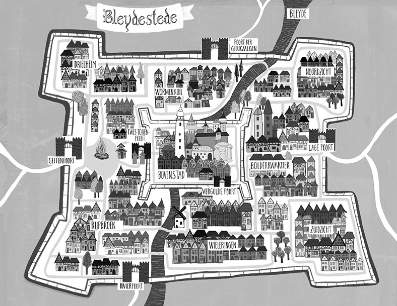 illustratie plattegrond