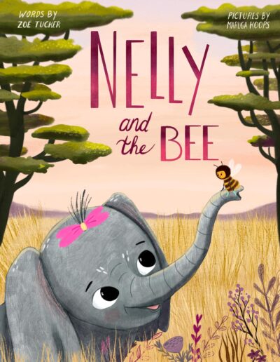 cover illustratie olifantje en bij